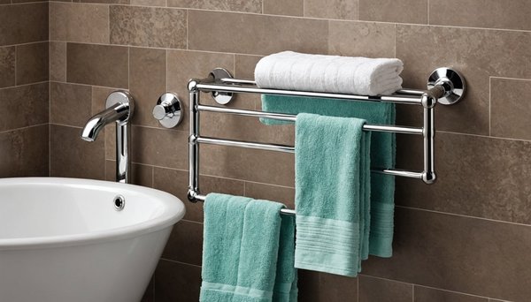 Porte-serviettes originaux : des idées design pour votre salle de bain